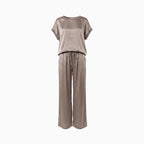 Naïra | Two Piece Outfit for Women - Elegant Soft Relaxed Flattering Versatile Chic Fit-Women's Two Piece Sets-White-XS-Camoufit