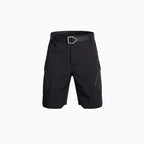 Cazaro | Tactical Shorts for Men - Waterproof Rip Stop Cotton Blend Multi Pocket Cargo Fit-Tactical Shorts-Black-28W-Camoufit
