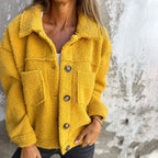 Luna | Women's Collared Cardigan Sweater - Button-Down Knit Polo Top & Casual Fall Layer