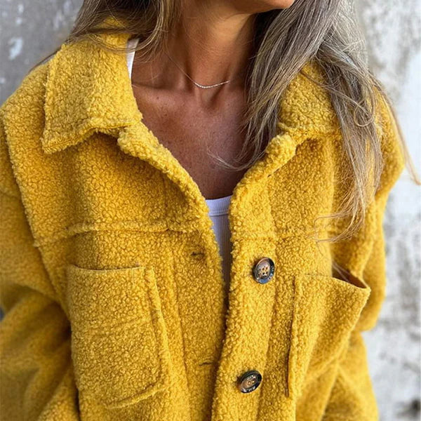 Luna | Women's Collared Cardigan Sweater - Button-Down Knit Polo Top & Casual Fall Layer