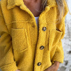 Luna | Women's Collared Cardigan Sweater - Button-Down Knit Polo Top & Casual Fall Layer