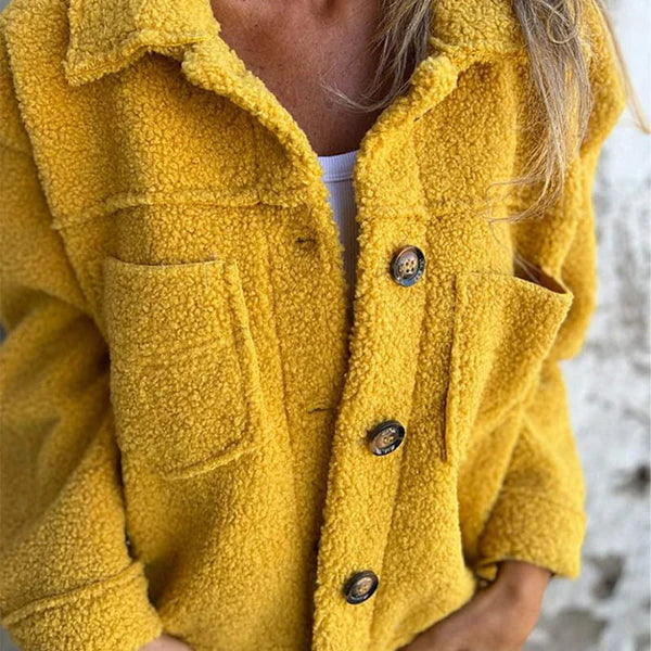 Luna | Women's Collared Cardigan Sweater - Button-Down Knit Polo Top & Casual Fall Layer