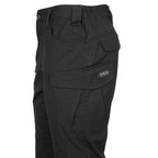 Santor | Tactical Pants for Men - Waterproof Rip Stop Cotton Blend 9 Pocket Cargo Combat Fit-Tactical Pants-Black-28W/32L-Camoufit
