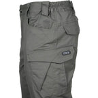 Santor | Tactical Pants for Men - Waterproof Rip Stop Cotton Blend 9 Pocket Cargo Combat Fit-Tactical Pants-Black-28W/32L-Camoufit