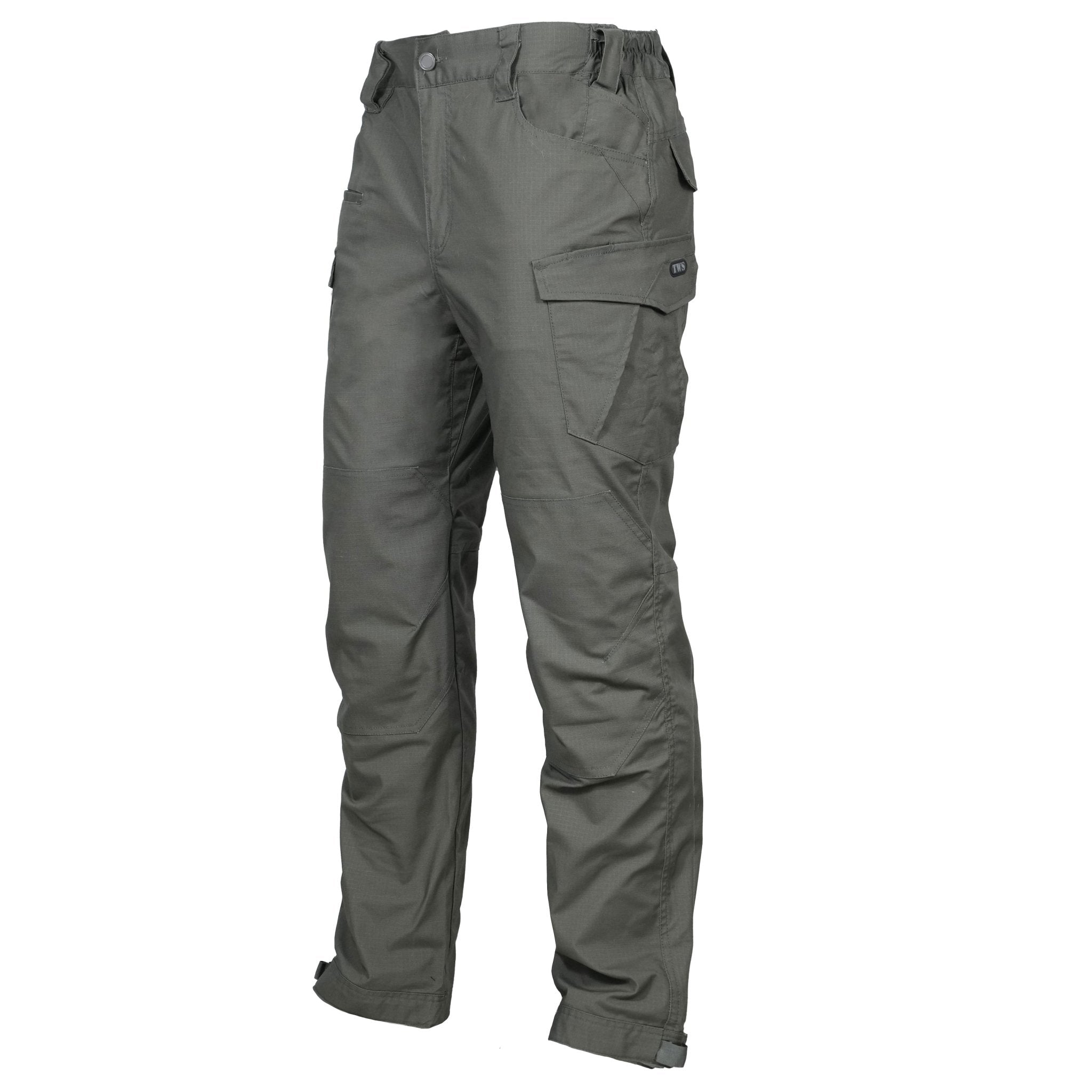 Santor | Tactical Pants for Men - Waterproof Rip Stop Cotton Blend 9 Pocket Cargo Combat Fit-Tactical Pants-Black-28W/32L-Camoufit