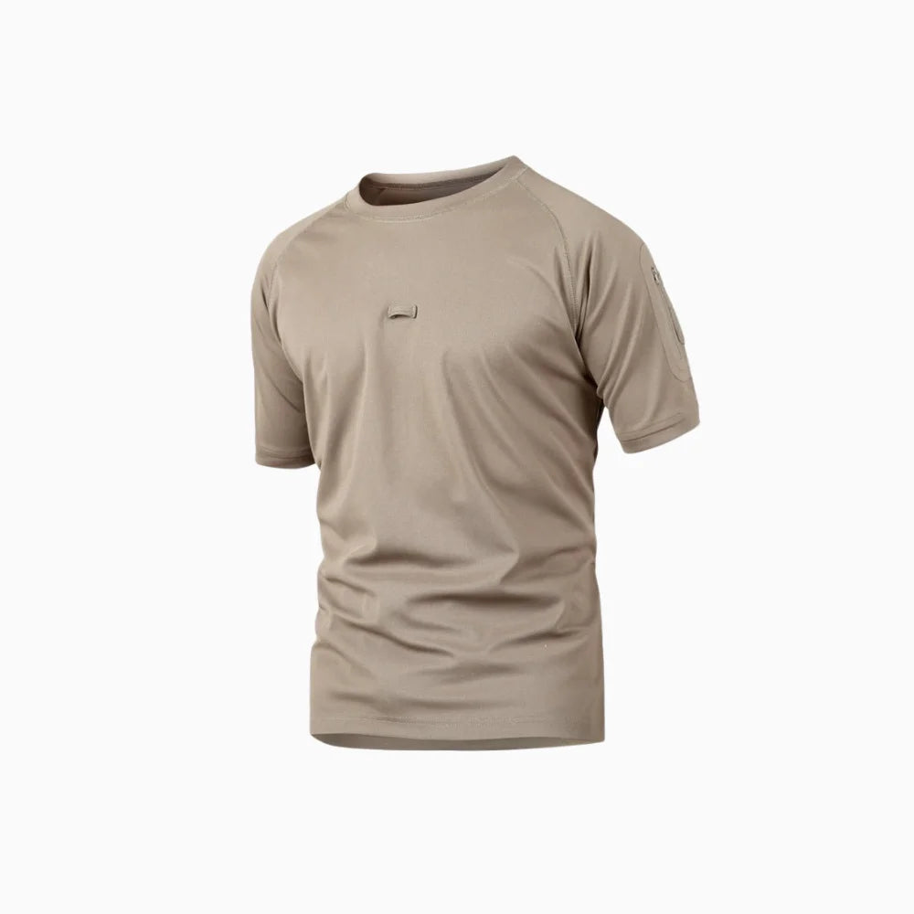 Solano | Quick Dry Shirt 3 Pack for Men - Lightweight Athletic Fit-Tactical Top-Black-S-Camoufit