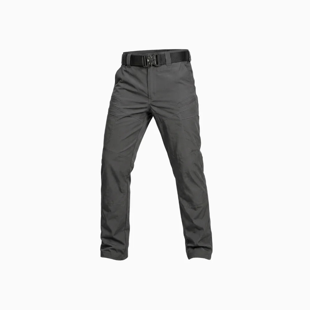 Norvin | Cargo Pants for Men - Water Resistant Stretch Multi Pocket Fit-Tactical Cargo Pants-Black-S-Camoufit