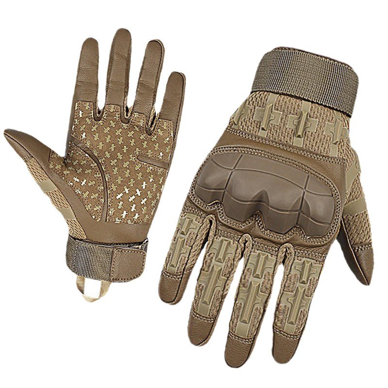 Elvio | Tactical Gloves for Men - Impact Protection Cut Resistant Heavy-Duty Fit-Gloves-Coyote-S-Camoufit