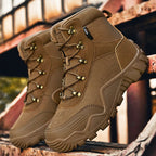 Veylor | Tactical Combat Boots for Men - Waterproof Anti-Skid Rugged Grip Fit-Tactical Boots-Black-5.5-Camoufit
