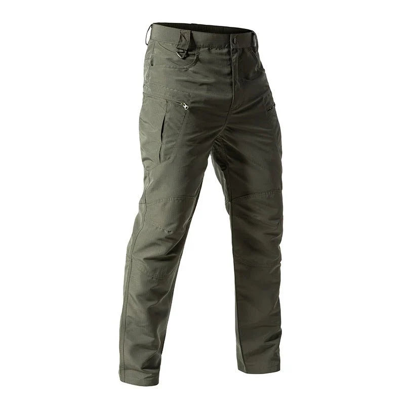 Solano | Tactical Pants for Men - Stretch Cotton Blend 8 Pocket Cargo Urban Relaxed Fit-Tactical Cargo Pants-Black-28W/30L-Camoufit