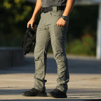 Solano | Tactical Pants for Men - Stretch Cotton Blend 8 Pocket Cargo Urban Relaxed Fit-Tactical Cargo Pants-Black-28W/30L-Camoufit