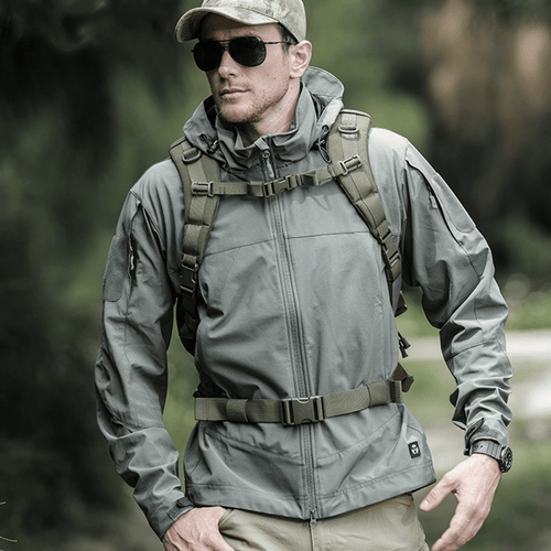 Alvaro | Softshell Tactical Jacket for Men - Waterproof Fleece Lined Fit-Tactical Jackets-Army Green-S-Camoufit