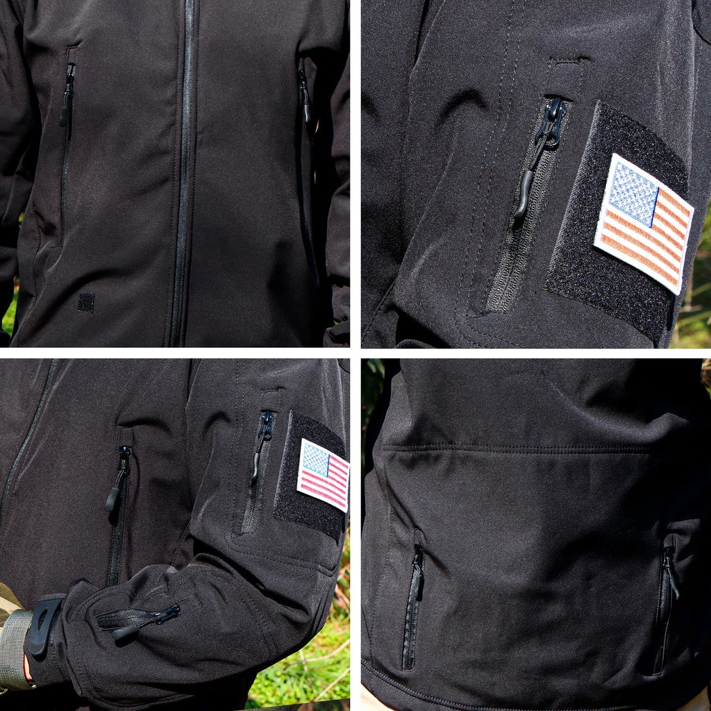Alvaro | Softshell Tactical Jacket for Men - Waterproof Fleece Lined Fit-Tactical Jackets-Army Green-S-Camoufit