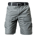 Orson | Tactical Shorts for Men - Waterproof Rip Stop Cotton Blend Multi Pocket EDC Cargo Fit-Tactical Shorts-Khaki-28W-Camoufit