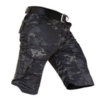 Orson | Tactical Shorts for Men - Waterproof Rip Stop Cotton Blend Multi Pocket EDC Cargo Fit-Tactical Shorts-Dark Camo-28W-Camoufit