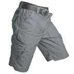 Orson | Tactical Shorts for Men - Waterproof Rip Stop Cotton Blend Multi Pocket EDC Cargo Fit-Tactical Shorts-Army Green-28W-Camoufit