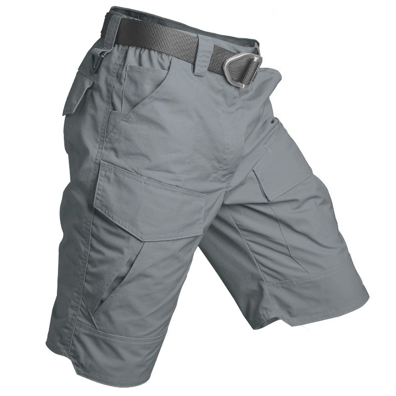 Orson | Tactical Shorts for Men - Waterproof Rip Stop Cotton Blend Multi Pocket EDC Cargo Fit-Tactical Shorts-Army Green-28W-Camoufit