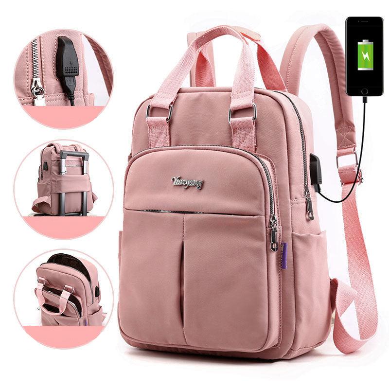 Mane | Water-Resistant USB Charging Anti-Theft Backpack – Multi-Compartment Design