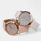 Vayana | Watch for Women - Slim Profile Leather Band Elegant Refined Minimalist Fit-Watches-Black-Camoufit
