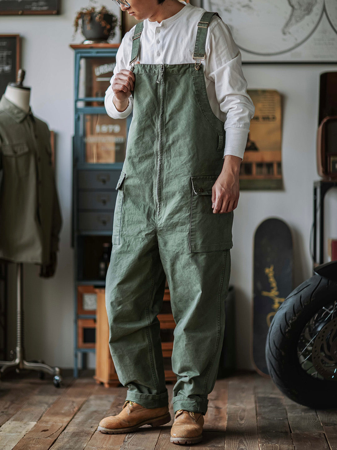 Winston Zipper Overalls 7